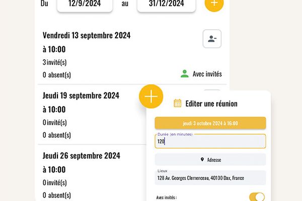 Gestion des réunions